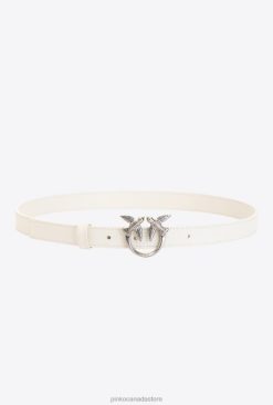 Belts | Love Birds thin leather belt Pinko G. MAROSO BEIGE-OLD SILVER T8J281033