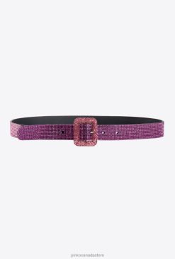 Belts | Thin belt with dégradé rhinestones Pinko FUCHSIA/PINK T8J281000