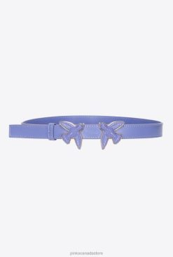 Belts | Thin brushed leather Love Birds belt Pinko CORSICA BLUE-BLOCK COLOUR T8J28996