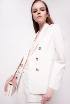 Blazers | Blazer with jewel buttons Pinko G. MAROSO BEIGE T8J28620