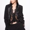 Blazers | Blazer with satin lapels Pinko LIMO BLACK T8J28590