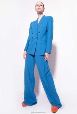 Blazers | Wool cloth blazer Pinko DIRECTOR BLUE T8J28582