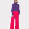 Blouses | Blouse with bow and ruching Pinko VIOLA PURPLE T8J28237