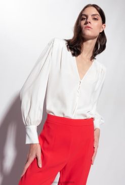 Blouses | Button-up blouse Pinko CLOUD WHITE T8J28297