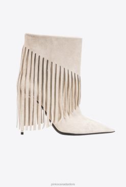 Boots | Ankle boots with fringing Pinko LILY WHITE T8J281103