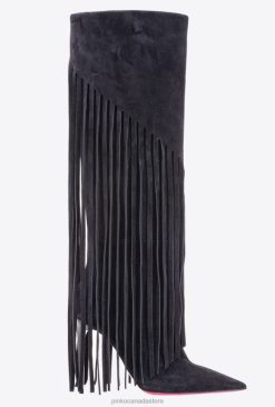Boots | Suede boots with fringing Pinko LIMO BLACK T8J281099
