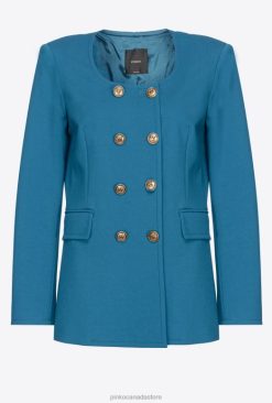 Casual Jackets | Feminine double-breasted jacket Pinko MOROCCAN BLUE T8J28633