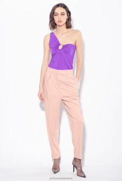 Casual Trousers | Carrot-fit satin trousers Pinko CAMEO ROSE T8J28759