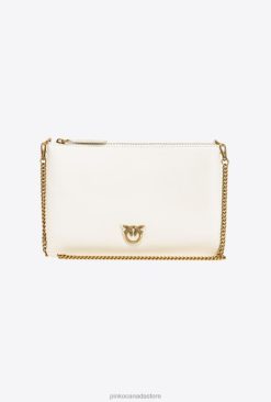 Crossbody Bags | Flat LoveBag Simply Pinko WHITE-ANTIQUE GOLD T8J281190