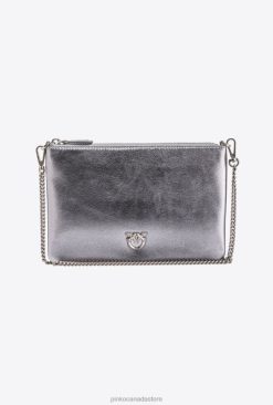 Crossbody Bags | Foiled Classic Flat Love Bag Pinko SILVER-OLD SILVER T8J281195