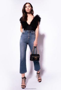 Jeans | Bootcut jeans with mixed buttons Pinko MEDIUM LIGHT WASH T8J28857