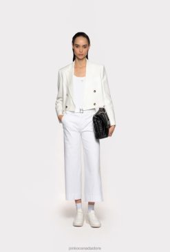 Jeans | Flared trousers with belt Pinko BRIGHT WHITE T8J28793