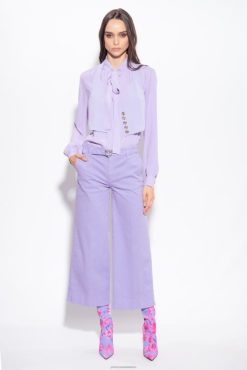 Jeans | Flared trousers with belt Pinko PURPLE T8J28792