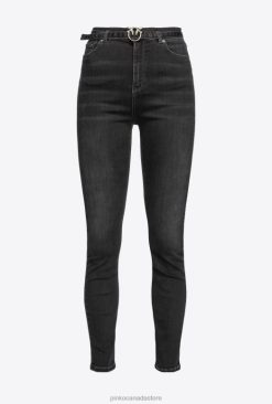 Jeans | stretch skinny jeans with belt Pinko LIMO BLACK T8J28885