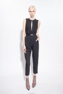 Jumpsuits and Dungarees | Jumpsuit with cut-out on the front Pinko LIMO BLACK T8J2884