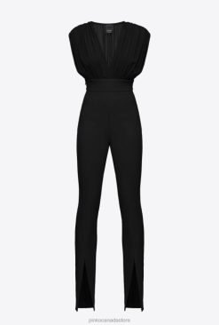 Jumpsuits and Dungarees | Jumpsuit with slits Pinko LIMO BLACK T8J2825