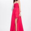 Long Dresses | Long taffeta dress Pinko RASPBERRY PINK T8J28133