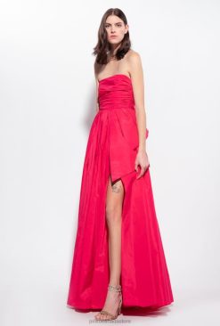 Long Dresses | Long taffeta dress Pinko RASPBERRY PINK T8J28133