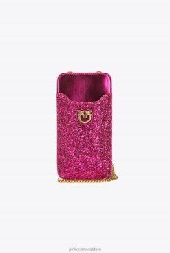 Microlove Bags | Glittery smartphone holder Pinko PINK-ANTIQUE GOLD T8J281245