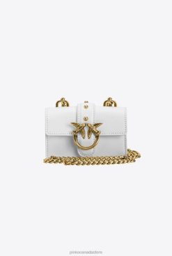 Microlove Bags | Micro Love Bag Icon Simply Pinko WHITE-ANTIQUE GOLD T8J281212