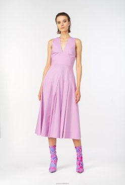 Mid-Length Dresses | Pleated poplin dress Pinko DK SAFFRON T8J2845