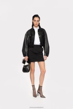 Miniskirts | A-line mini skirt Pinko LIMO BLACK T8J28899