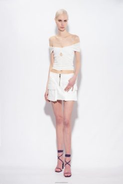 Miniskirts | Cargo mini skirt Pinko PURE WHITE T8J28898