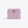 Purses | Square leather zip-around purse Pinko IRIS-ANTIQUE GOLD T8J281143