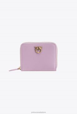 Purses | Square leather zip-around purse Pinko IRIS-ANTIQUE GOLD T8J281143