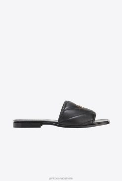 Sandals | Quilted nappa leather slip-ons Pinko LIMO BLACK T8J281111