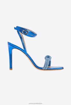 Sandals | Sandals with rhinestone knot Pinko CLEMATIS BLUE T8J281092