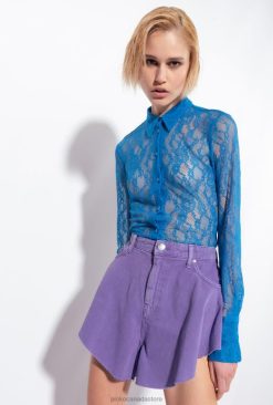 Shirts | Floral lace shirt Pinko DIRECTOR BLUE T8J28262