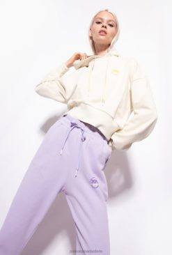 Sweatshirts | Cropped sweatshirt with logo print Pinko GARDEN LAWN T8J28523