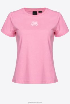 T-Shirt | Logo-print T-shirt Pinko CONVOLVULUS PINK T8J28404