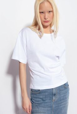 T-Shirt | T-shirt with lacing on the back Pinko BRIGHT WHITE T8J28429