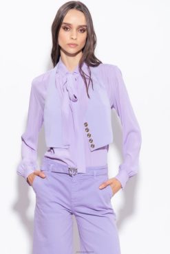 Top | Halterneck gilet Pinko LILAC - DARK SORBET T8J28335