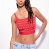 Top | Monogram top Pinko RED/PINK T8J28367